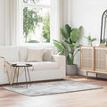 Vidaxl hoogpolig vloerkleed navarra 120x170 cm polyester zilvergrijs
