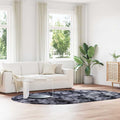 Vidaxl hoogpolig vloerkleed navarra 300x200 cm polyester donkergrijs