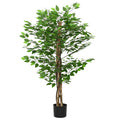 Vidaxl kunst ficus plant 788 bladeren 120 cm groen