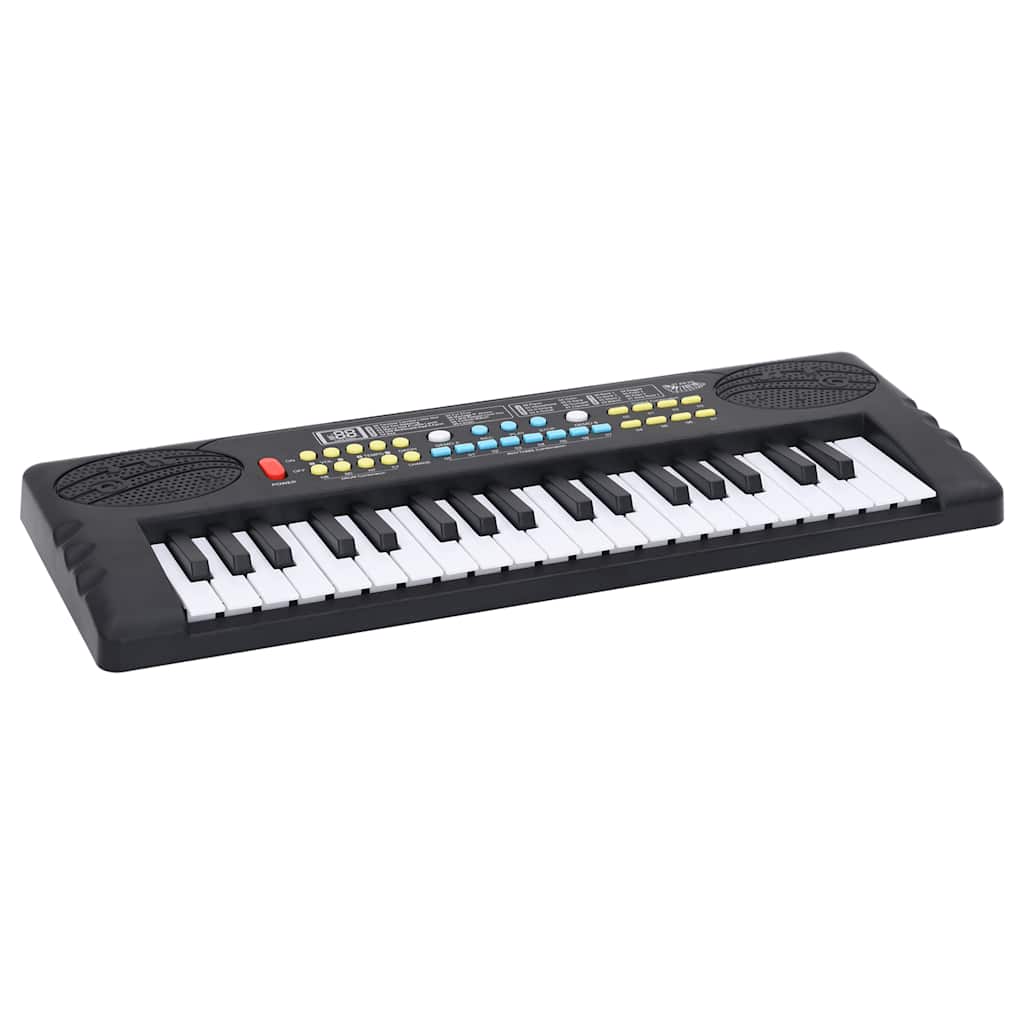 VidaXL elektrisches Piano-Keyboard mit 37 Tasten und Mikrofon