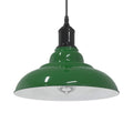 Vidaxl hanglamp in hoogte verstelbaar e27 ø31 cm metaal glanzend groen