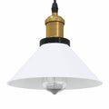 Vidaxl hanglamp in hoogte verstelbaar e27 ø22 cm metaal glanzend wit