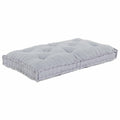 Vidaxl modulair bank grijs 120 x 80 x 12 cm stof