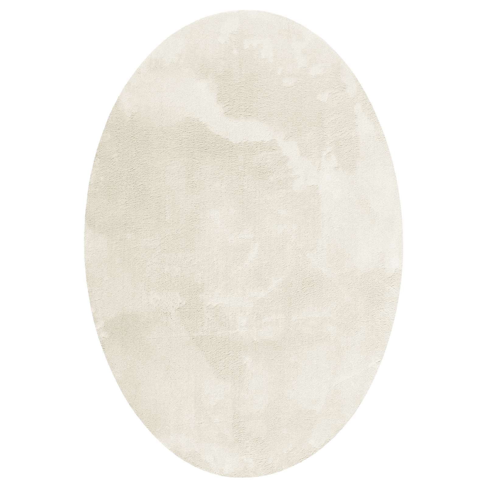Vidaxl vloerkleden ovaal huarte crème 160 x 230 cm 100% polyester
