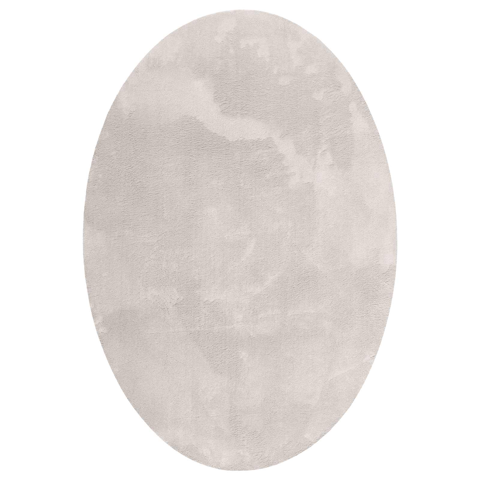Vidaxl vloerkleden ovaal huarte zand 140 x 200 cm 100% polyester