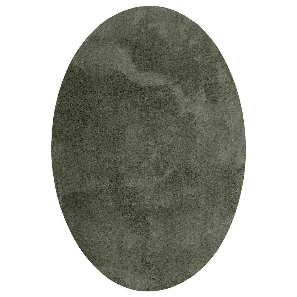 Vidaxl vloerkleden ovaal huarte bosgroen 140 x 200 cm 100% polyester