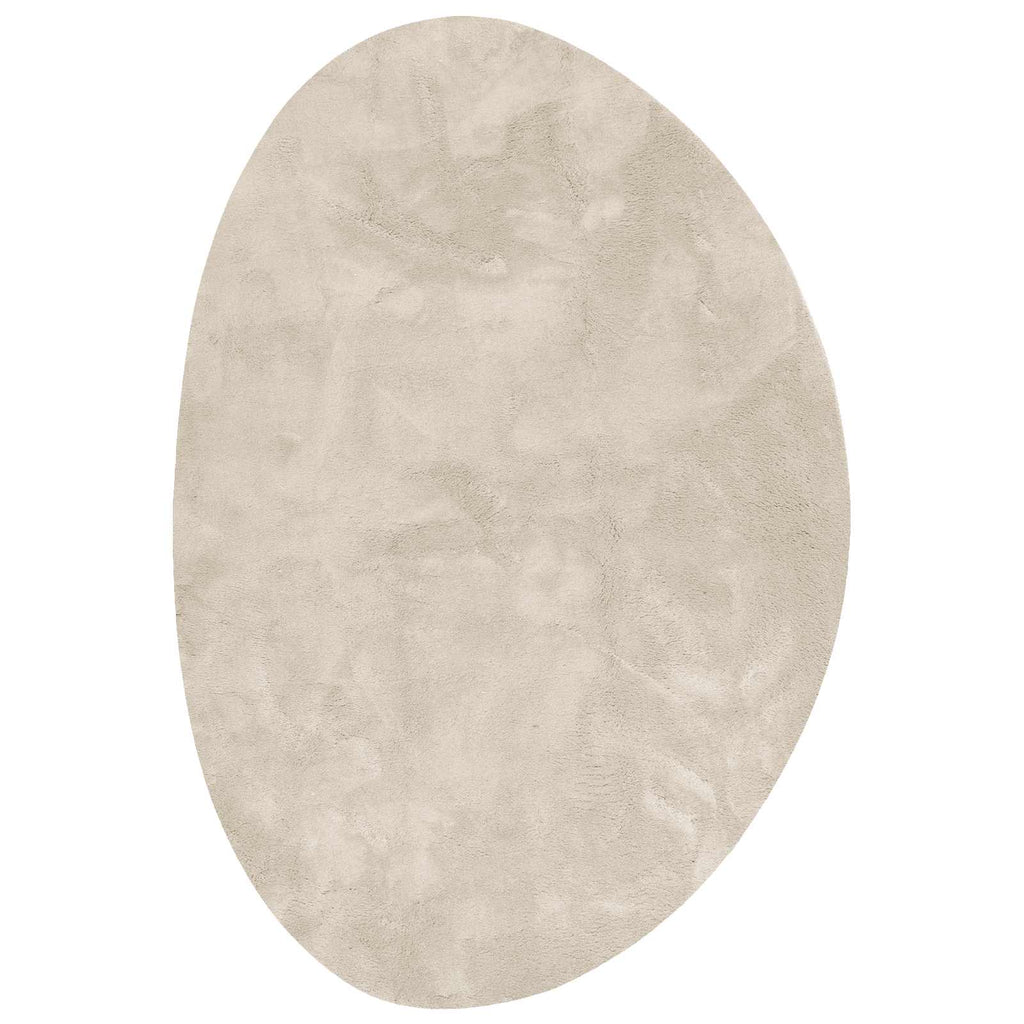 Vidaxl vloerkleden huarte beige 120 x 170 cm polyester