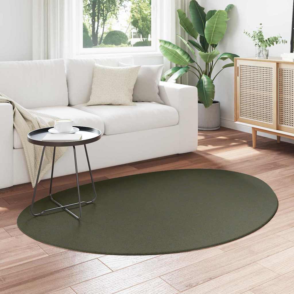 Vidaxl tapijt huarte bosgroen 120 x 170 cm polyester