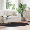 Vidaxl vloerkleden huarte zwart 120 x 170 cm polyester