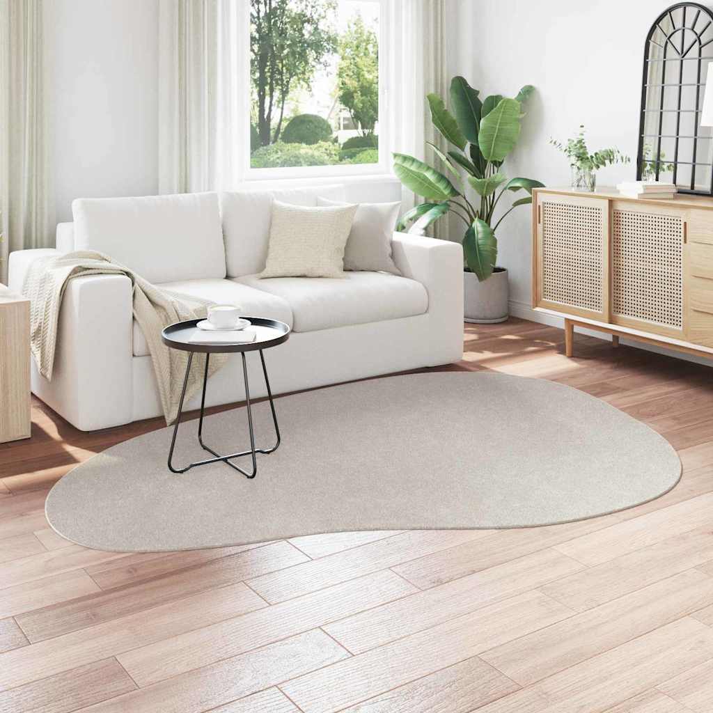 Vidaxl tapijt huarte zand 160 x 230 cm polyester