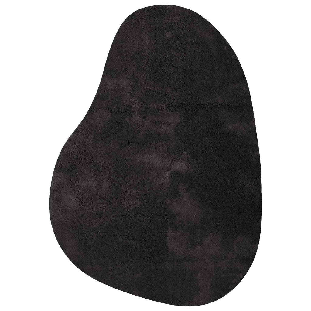 Vidaxl vloerkleden huarte zwart 120 x 170 cm polyester
