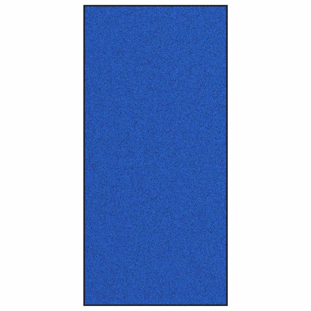 Vidaxl deurmat anders blauw en zwart 120 x 250 cm polyamide en pvc