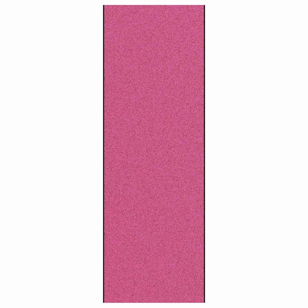 Vidaxl deurmat anders roze en zwart 120 x 350 cm polyamide en pvc