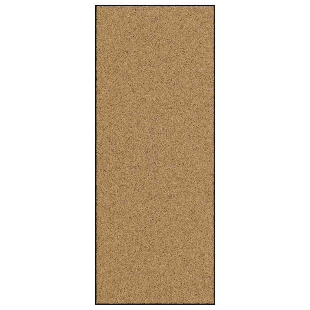 Vidaxl deurmat anders crème en zwart 120 x 300 cm polyamide en pvc