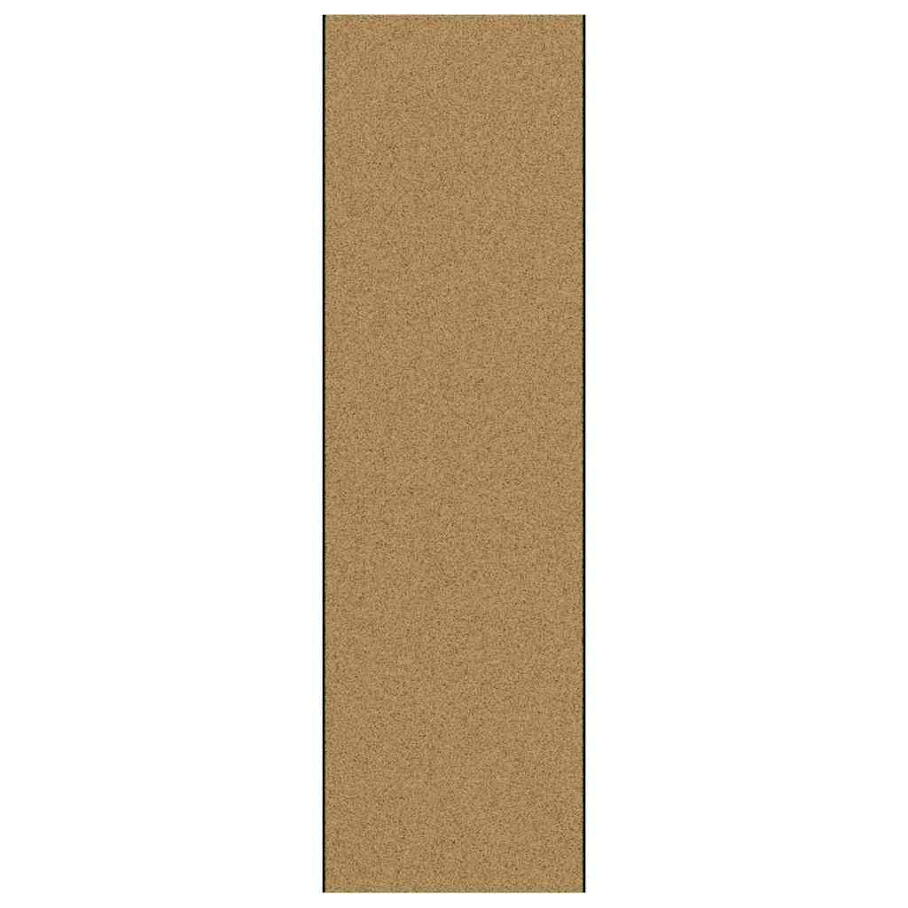 Vidaxl deurmat anders crème en zwart 120 x 400 cm polyamide en pvc