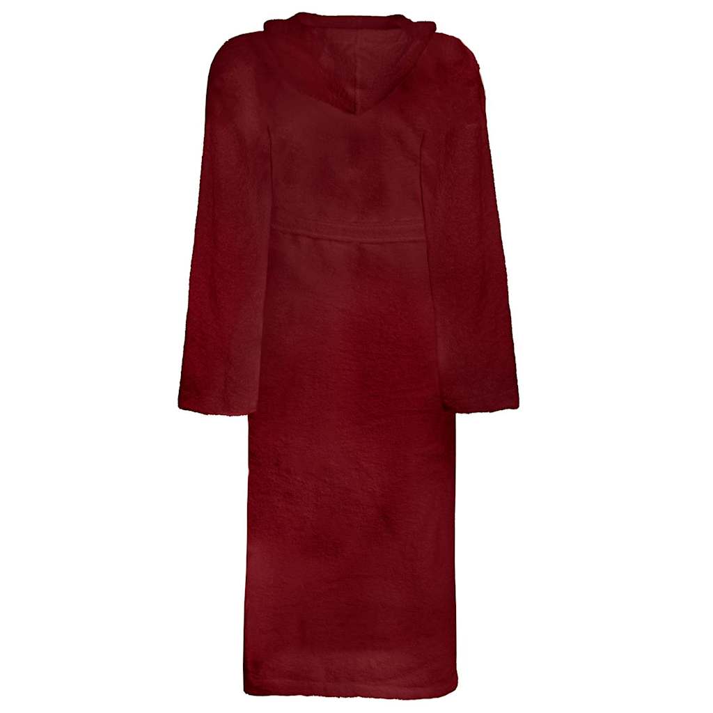 Vidaxl badjas kinn rood xxxl katoen