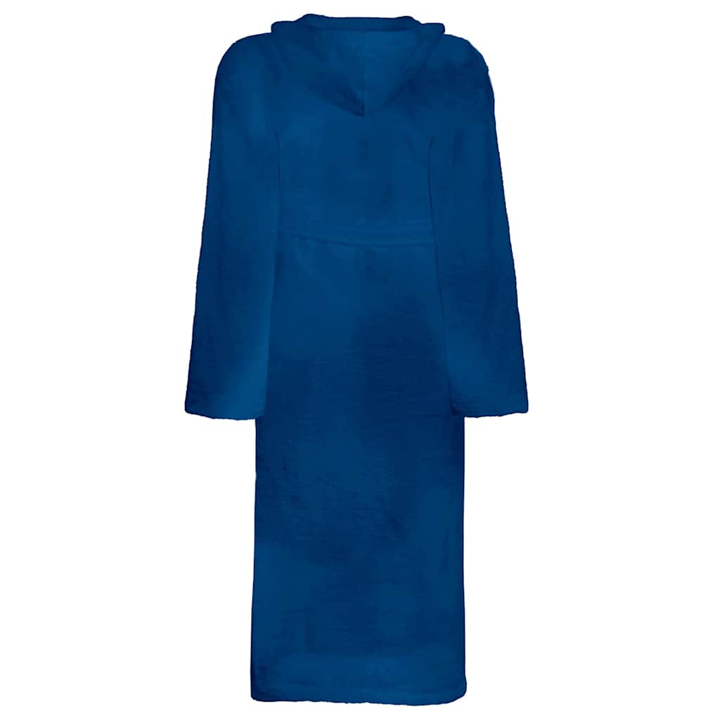 Vidaxl badjas kinn blauw xxl katoen