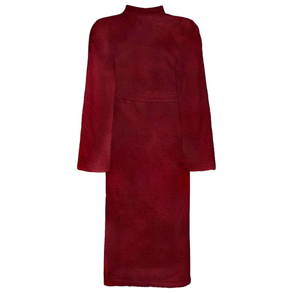Vidaxl badjas kinn rood xxxl katoen