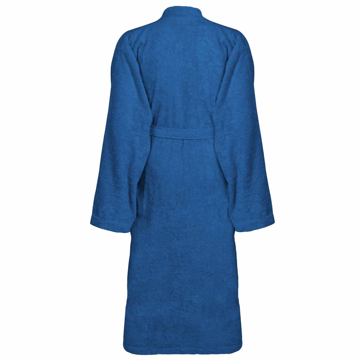 Vidaxl badjas kinn blauw s katoen