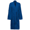 Vidaxl badjas kinn blauw xl katoen