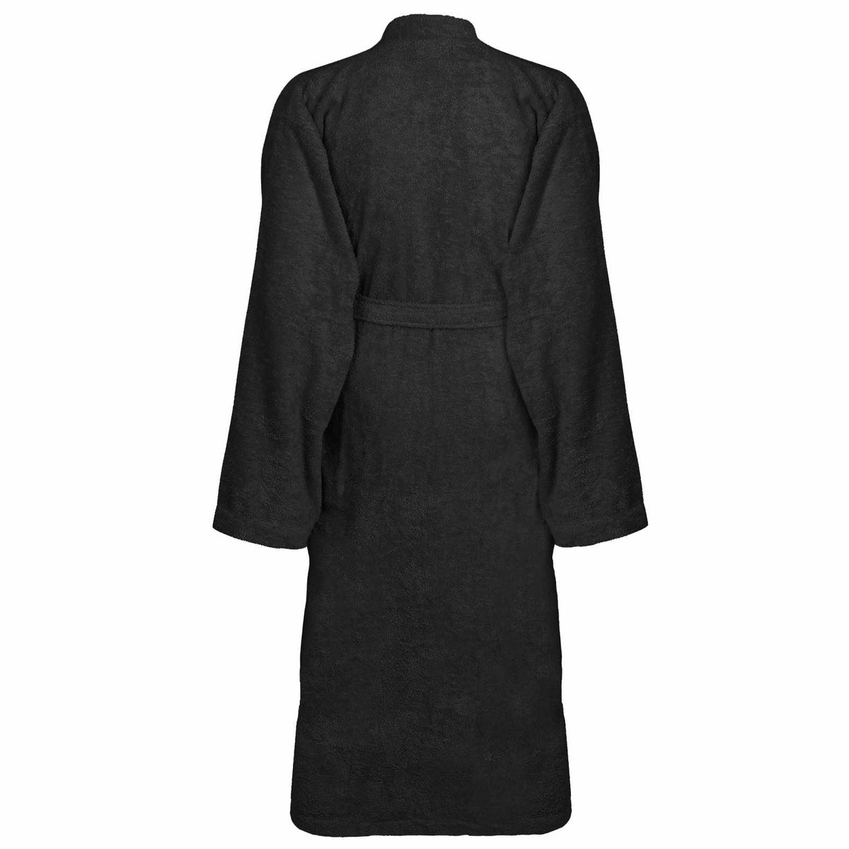 Vidaxl badjas kinn zwart xxxl katoen