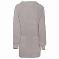Vidaxl deken hoodie kinn grijs l katoen