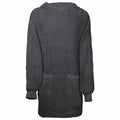 Vidaxl deken hoodie kinn antraciet l katoen