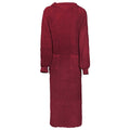 Vidaxl deken hoodie kinn rood xxl katoen