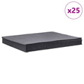 Vidaxl olie-absorberende pads 25 st 40x50 cm grijs