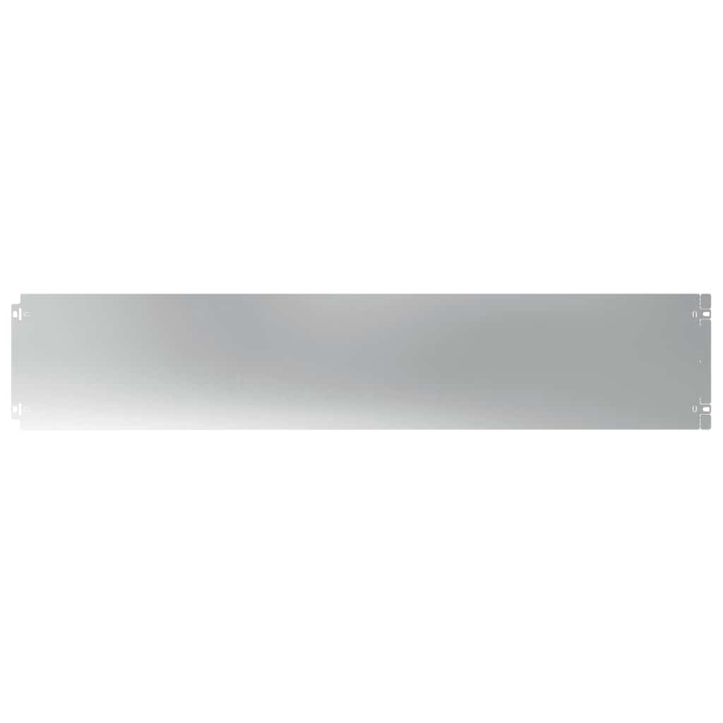 Vidaxl gazonranden 10 st 20x103 cm gegalvaniseerd staal