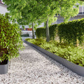 Vidaxl gazonranden 30 st 20x103 cm koudgewalst staal antraciet