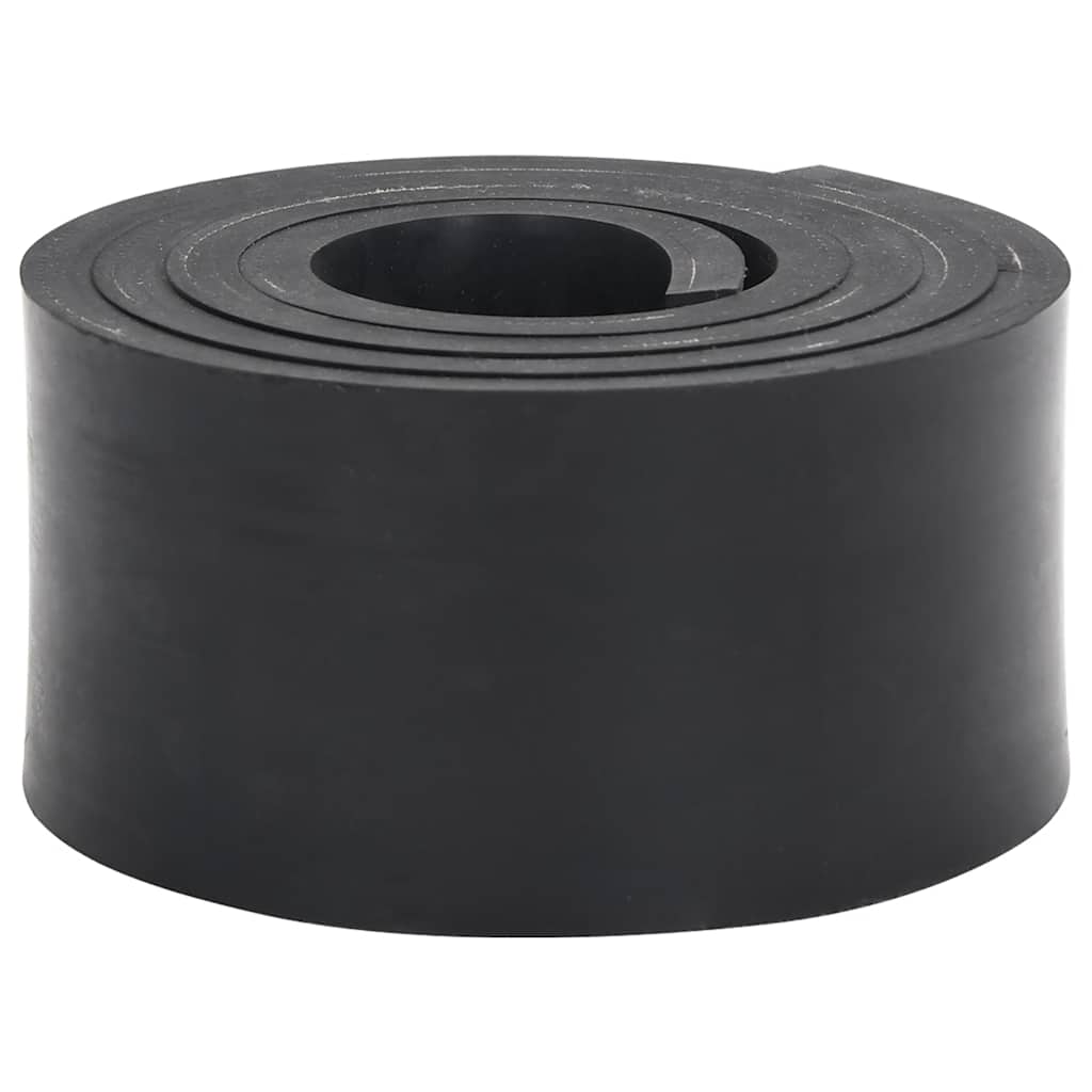 Vidaxl rubberen rand voor sneeuwploeg 180x8x1 cm zwart