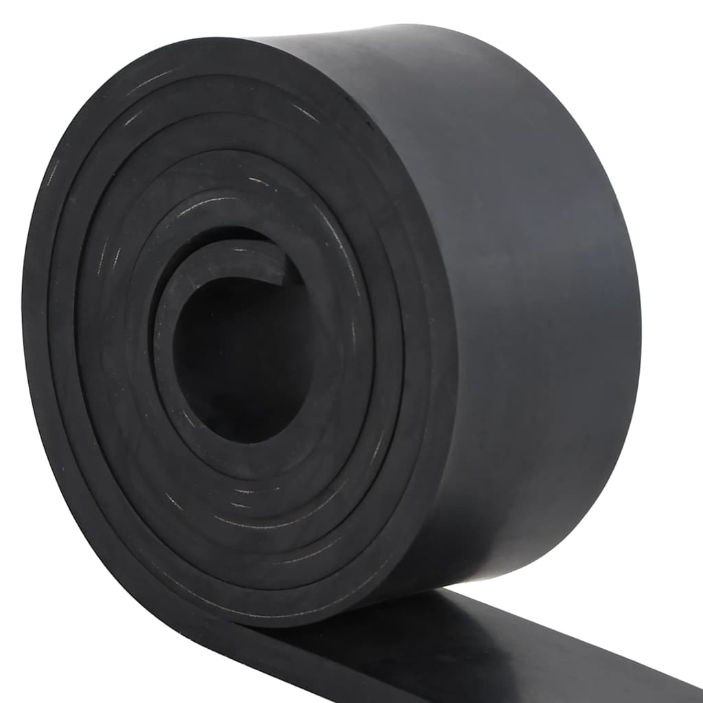 Vidaxl rubberen rand voor sneeuwploeg 250x8x1 cm zwart