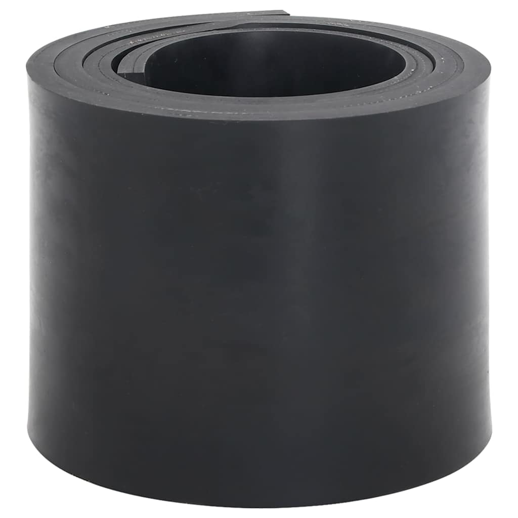 VidaXL Gummikante für Schneepflug 180x15x1 cm Schwarz