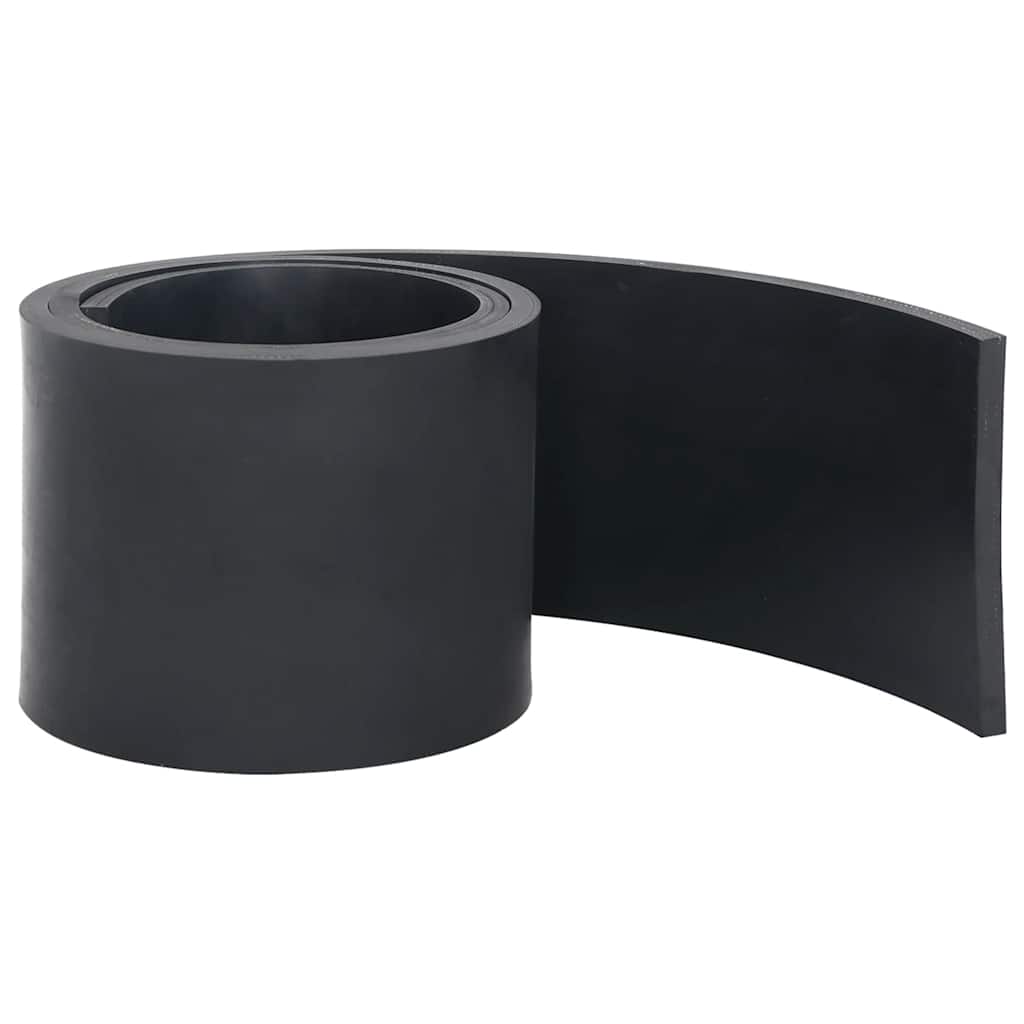 VidaXL Gummikante für Schneepflug 180x15x1 cm Schwarz
