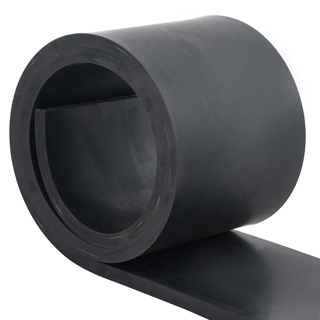 VidaXL Gummikante für Schneepflug 180x15x1 cm Schwarz