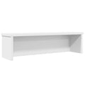 VidaXL Stapelbares Küchenregal 60x15x16 cm, Holzoptik, Weiß
