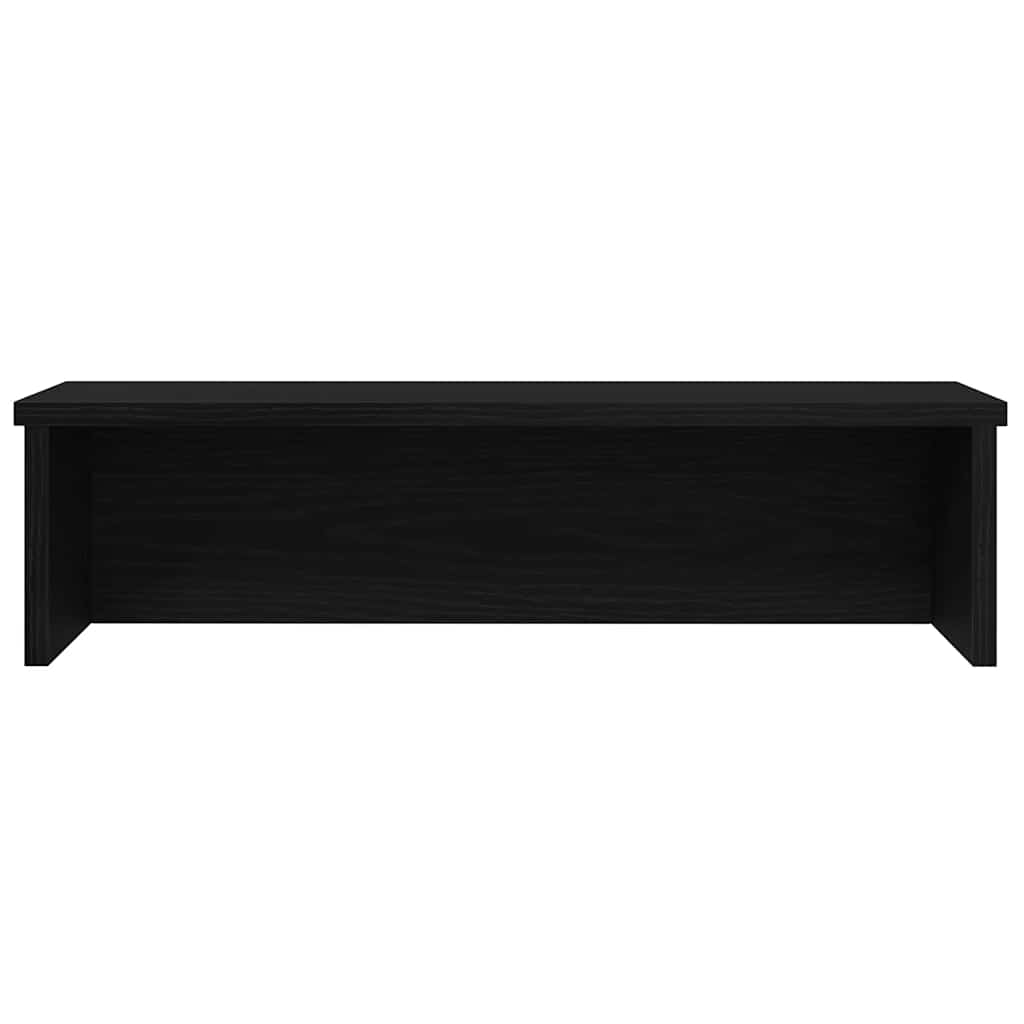 VidaXL Stapelbares Küchenregal 60x15x16 cm, Holzoptik, Schwarz