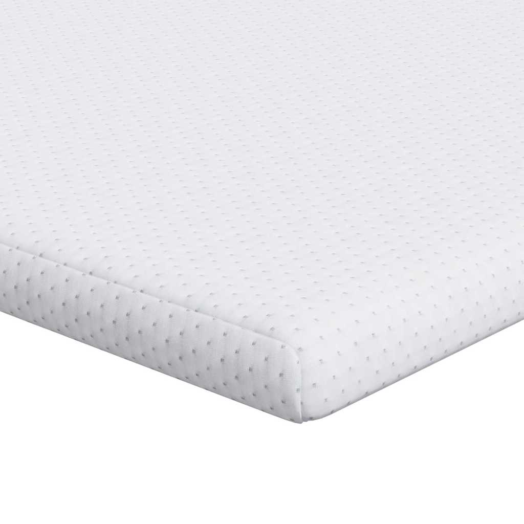 Vidaxl matrastopper wit 140 x 190 cm jacquard stof
