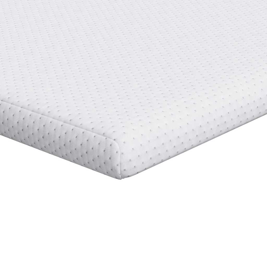 Vidaxl matrastopper wit 120 x 200 cm jacquard stof