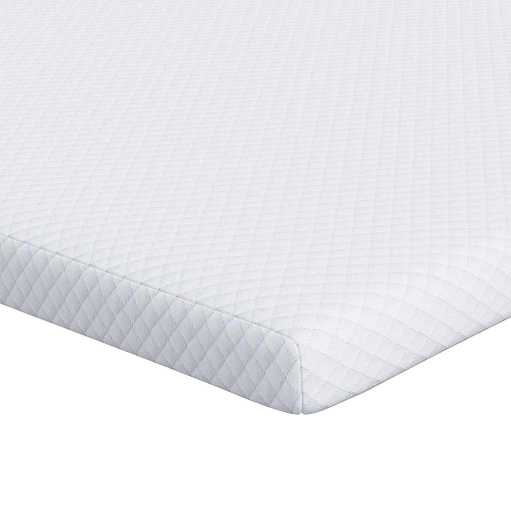 Vidaxl matrastopper wit 200 x 200 x 5 cm jacquard stof