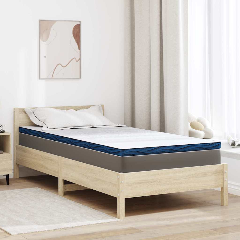 Vidaxl matrastopper wit 90 x 190 cm jacquard stof