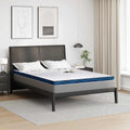 Vidaxl matrastopper wit 160 x 200 cm jacquard stof