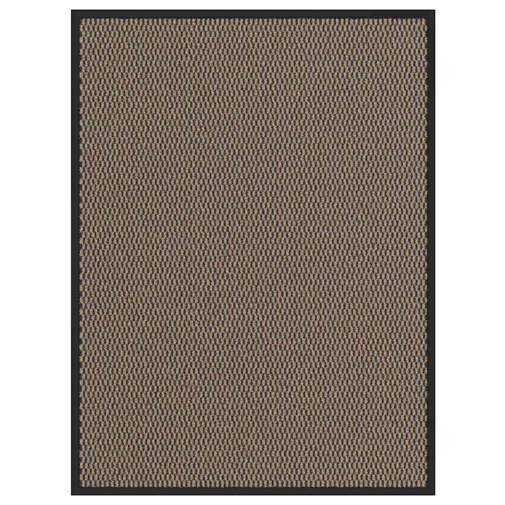 Vidaxl deurmat 80x120 cm bruin