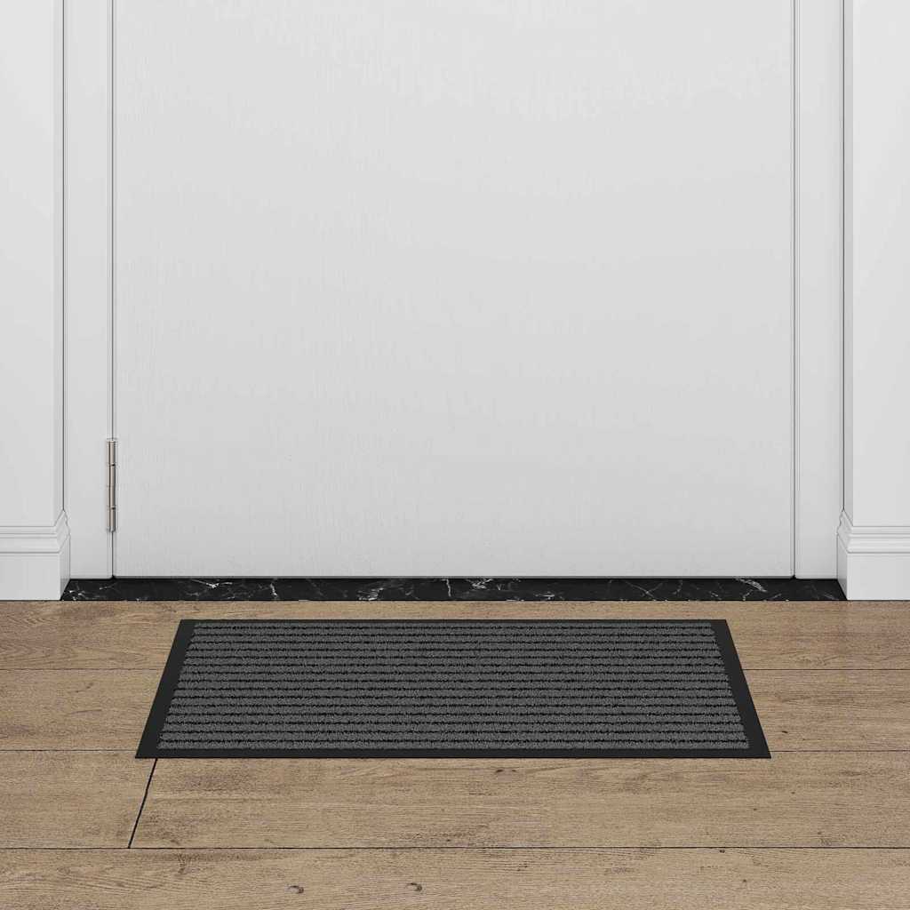 Vidaxl deurmat zwart 40 x 60 cm polypropyleen