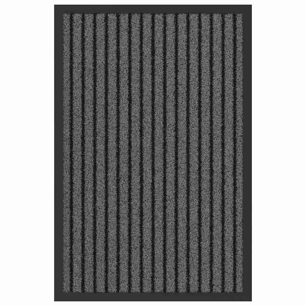 Vidaxl deurmat zwart 40 x 60 cm polypropyleen