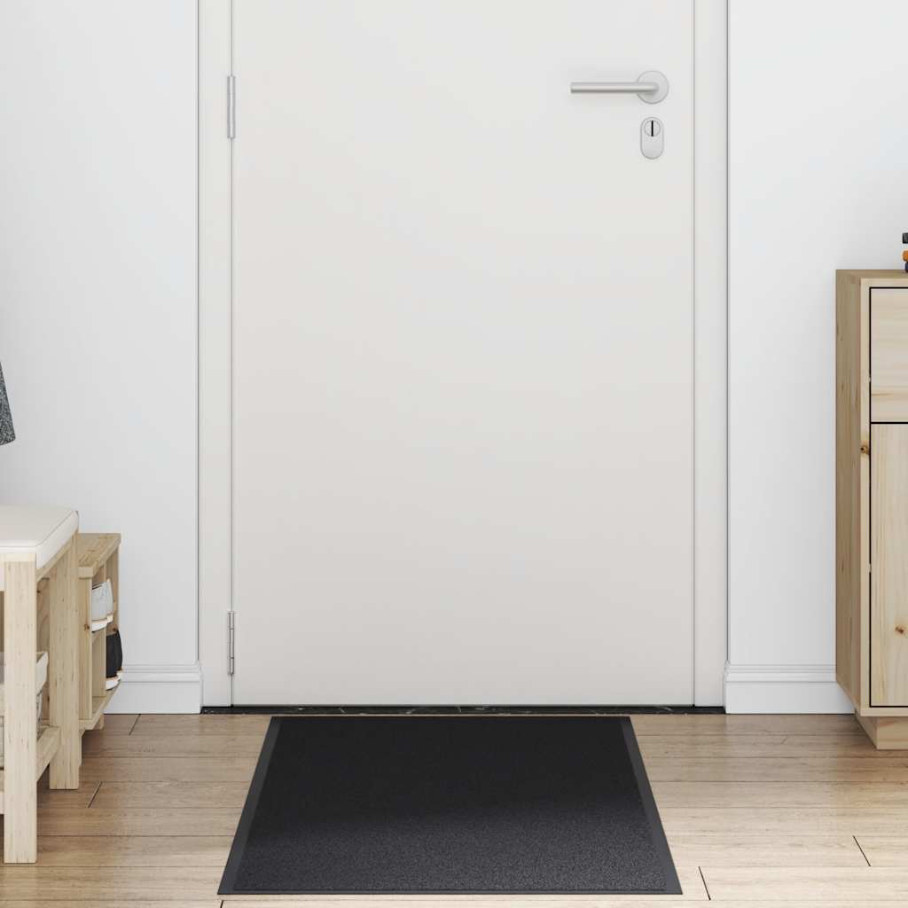 Vidaxl deurmat 60x180 cm zwart