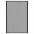 Vidaxl deurmat 40x60 cm grijs