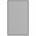 Vidaxl deurmat 90x150 cm grijs