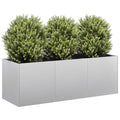 Vidaxl plantenbak 120x40x40 cm gegalvaniseerd staal